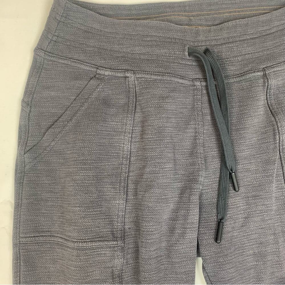 Prana women's size small gray jogger pants relaxed tie waist sweats - Picture 5 of 10